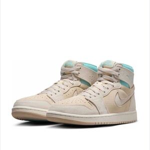 Jordan 1 Zoom CMFT 2 "Coconut Milk/Light Dew/Sail/Legend Light Brown"